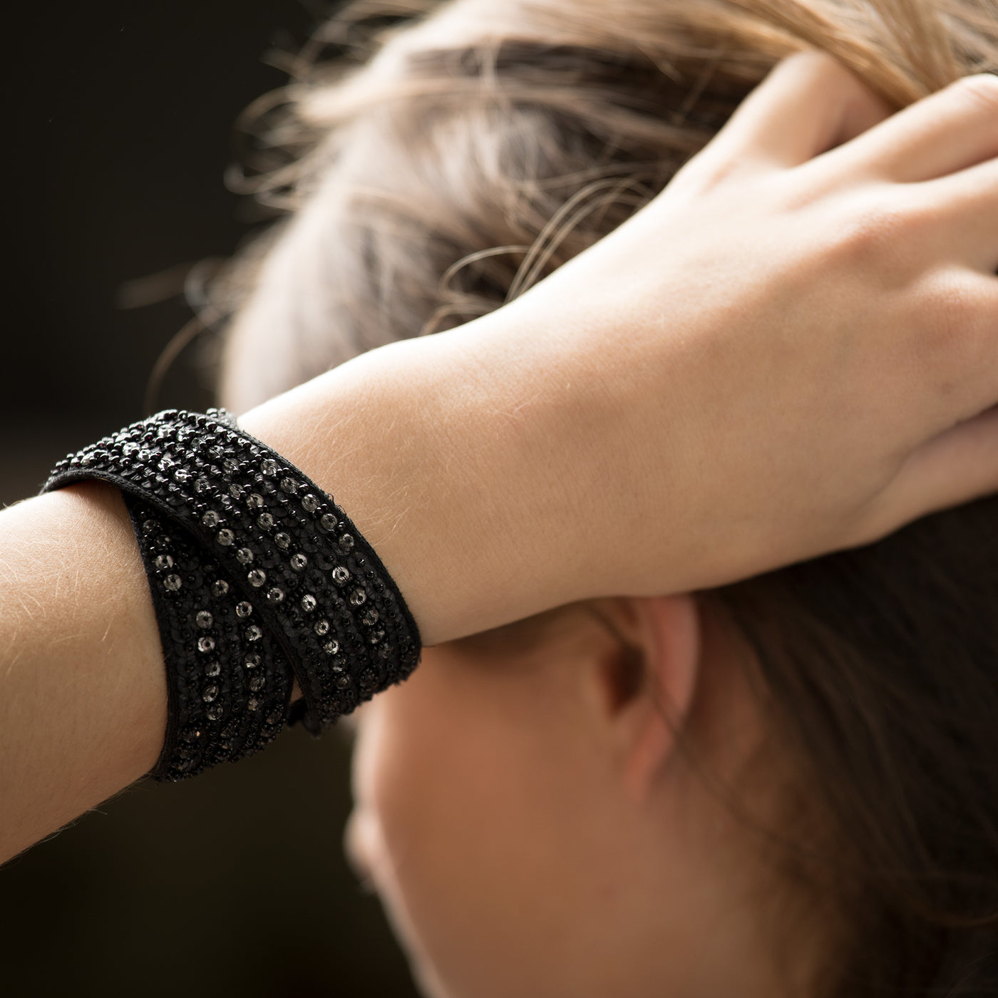 Lori Weitzner Demeter double-wrap bracelet with beading